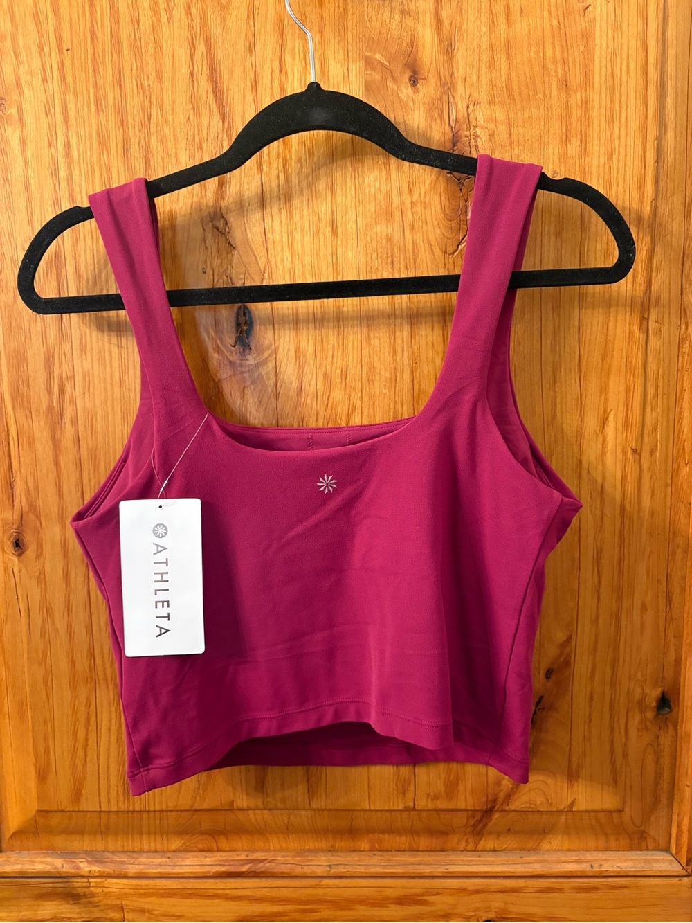 Athleta Transcend Square-Neck Crop Bra - Picture 2 of 3